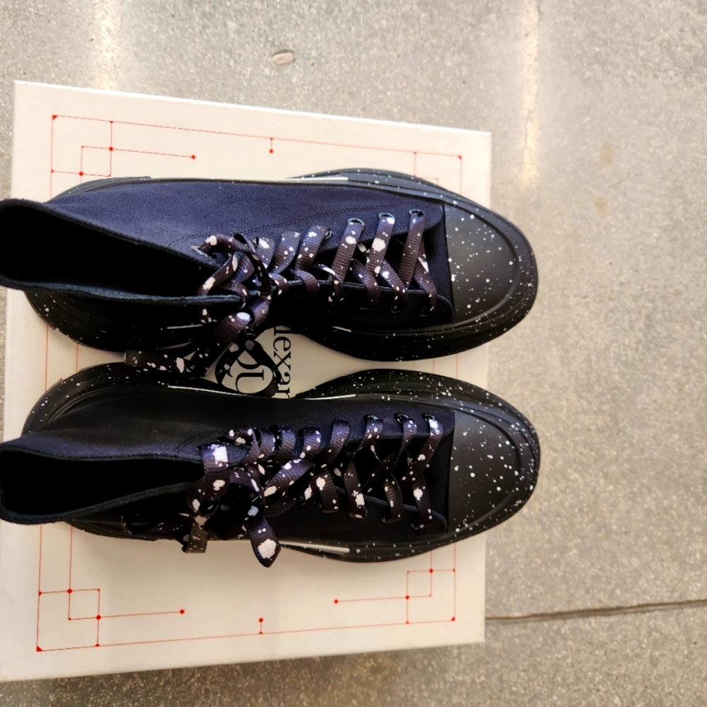 Alexander McQueen Men boots, size 13, black